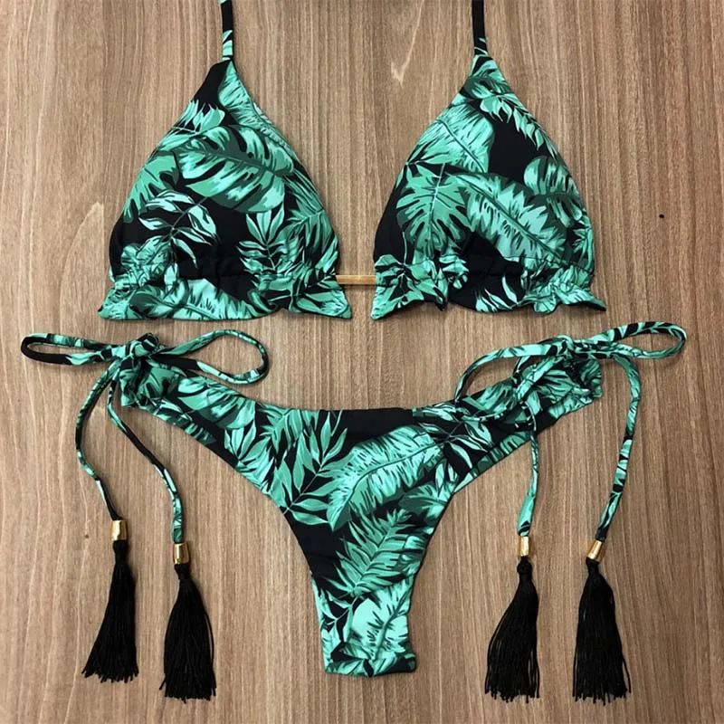 Brazilian Women's Swimsuit Swimwear Female Sexy Bikinis Set Push Up Swimming Bathing Suit Bohemian Women Swumsuit 2 Piece Sets
Brazilian Women's Swimsuit Swimwear Female Sexy Bikinis Set Push Up Swimming Bathing Suit Bohemian Women Swumsuit 2 Piece Sets