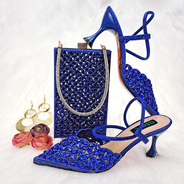 doershow beautiful blue Italian Shoes With Matching Bags African Women Shoes and Bags Set For Prom Party Summer Sandal SGR1-20
doershow beautiful blue Italian Shoes With Matching Bags African Women Shoes and Bags Set For Prom Party Summer Sandal SGR1-20