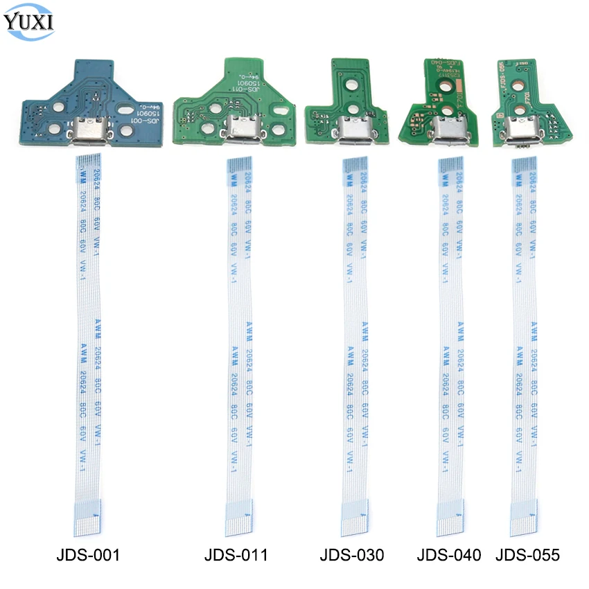 YuXi USB Charging Port Socket Circuit Board For 12Pin JDS 011 030 040 055 14Pin 001 Connector For PS4 Pro Slim Controller
YuXi USB Charging Port Socket Circuit Board For 12Pin JDS 011 030 040 055 14Pin 001 Connector For PS4 Pro Slim Controller