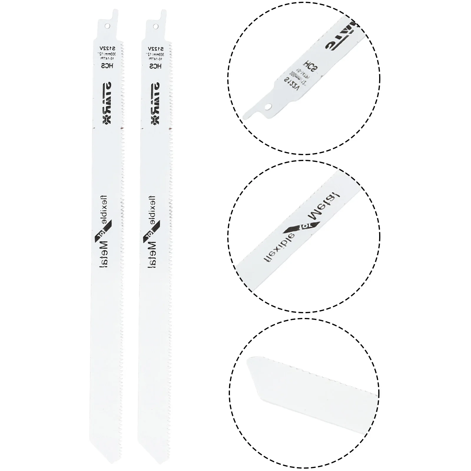 HCS Saw Blade 2pcs Cutting Tool For Metal Wood PVC High Carbon Steel Reciprocating Saw Blade Universal High Quality
HCS Saw Blade 2pcs Cutting Tool For Metal Wood PVC High Carbon Steel Reciprocating Saw Blade Universal High Quality