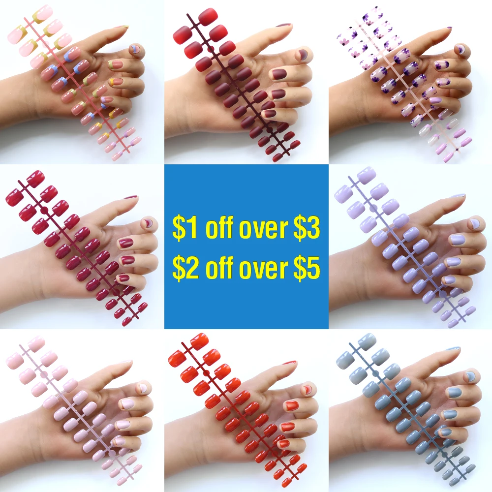 Short False Nails Press On Nails Top Forms for Nails Coffin Nail Tips Nails Fake Manicure Reusable False Nails Not With Glue
Short False Nails Press On Nails Top Forms for Nails Coffin Nail Tips Nails Fake Manicure Reusable False Nails Not With Glue