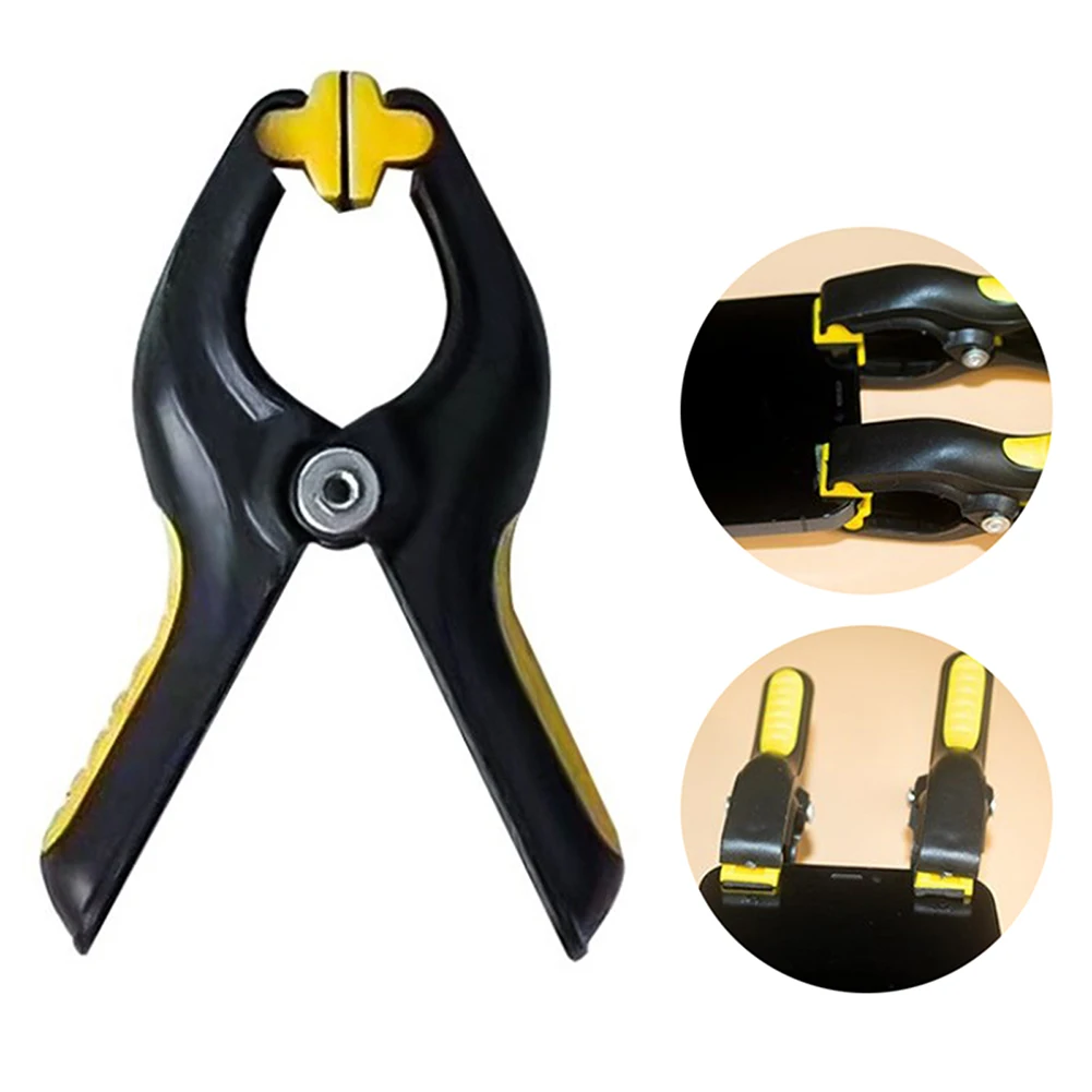 2PCS Plastic Clips Fixture Heavy Duty Spring Clamp Nylon Non-slip Handle Clamps Tips Clip Phone LCD 85mm
2PCS Plastic Clips Fixture Heavy Duty Spring Clamp Nylon Non-slip Handle Clamps Tips Clip Phone LCD 85mm