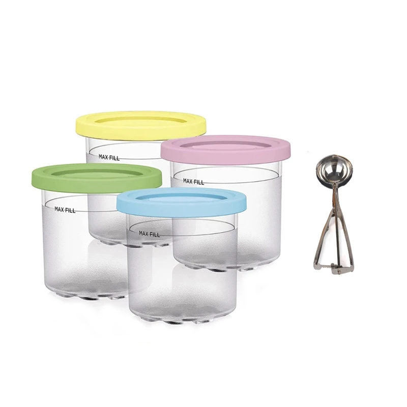 4 Pack For Ninja XSKPLID2CD,Compatible With For NC299AMZ And NC300S Series Cream Ice Cream Makers 1 Pint Replacement Parts
4 Pack For Ninja XSKPLID2CD,Compatible With For NC299AMZ And NC300S Series Cream Ice Cream Makers 1 Pint Replacement Parts