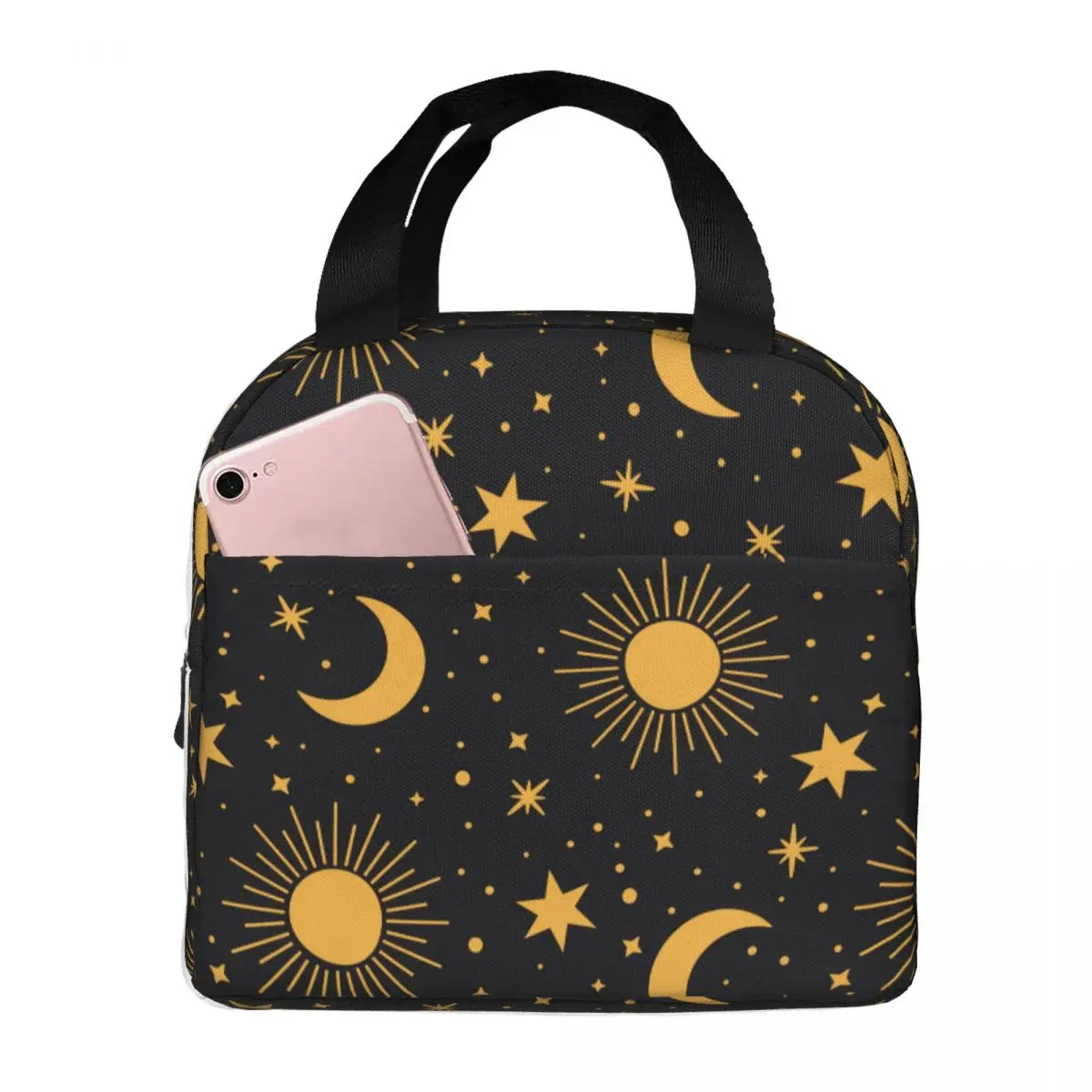Sun Moon Stars Lunch Bag Portable Insulated Thermal Cooler Bento Lunch Box Tote Picnic Storage Bag Pouch
Sun Moon Stars Lunch Bag Portable Insulated Thermal Cooler Bento Lunch Box Tote Picnic Storage Bag Pouch