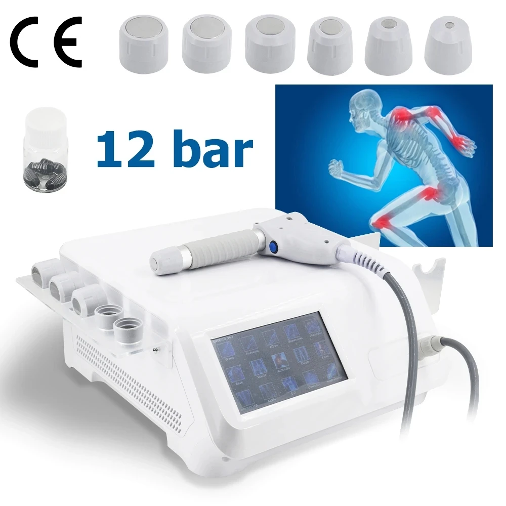 12bar Radial New Shock Wave Therapy ED Treatment Pain-Point Soft Tissue Shoulder Massager Pneumatic Shockwave Machine
12bar Radial New Shock Wave Therapy ED Treatment Pain-Point Soft Tissue Shoulder Massager Pneumatic Shockwave Machine