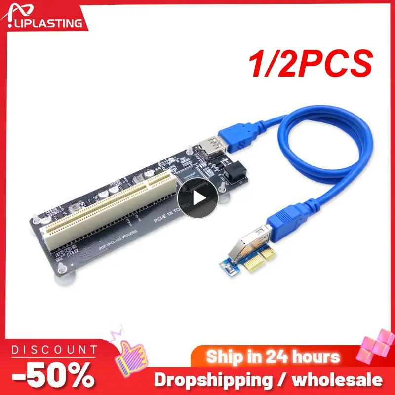 1/2 шт., высокоэффективный адаптер PCI-E PCI Express X1 в фотошину, кабель преобразователя USB 3,0 для настольного ПК ASM1083
1/2 шт., высокоэффективный адаптер PCI-E PCI Express X1 в фотошину, кабель преобразователя USB 3,0 для настольного ПК ASM1083