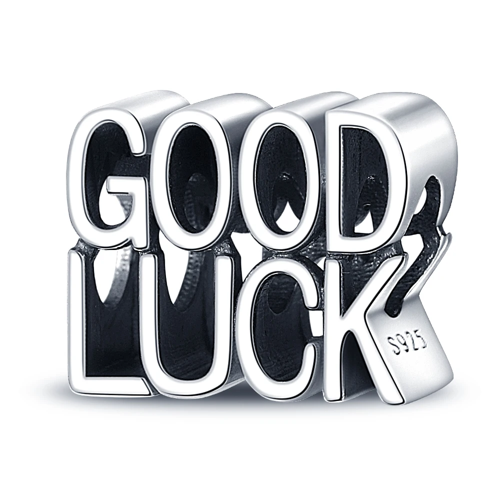 New 925 Silver Letter Beads Good Luck Charm Fit Pandora 925 Original Bracelets Fashion DIY Woman Jewelry
New 925 Silver Letter Beads Good Luck Charm Fit Pandora 925 Original Bracelets Fashion DIY Woman Jewelry