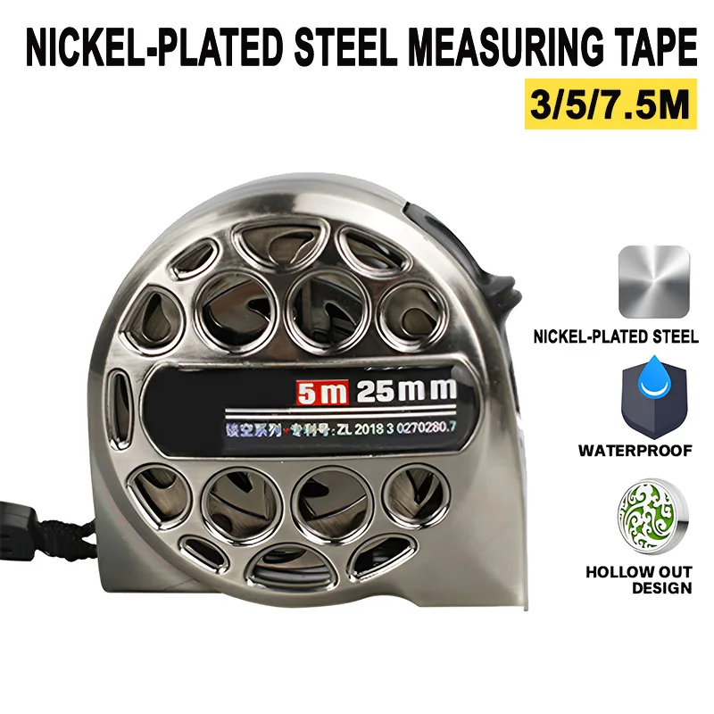 Stainless Steel Tape Measure Anti-corrosion /Thickened Design Woodworking Steel Ruler/ Waterproof Measurement Tools
Stainless Steel Tape Measure Anti-corrosion /Thickened Design Woodworking Steel Ruler/ Waterproof Measurement Tools