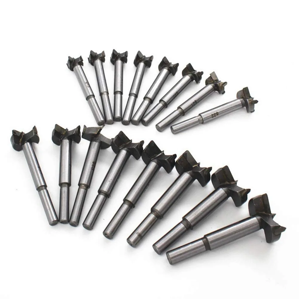 16 Pieces Set 15-35mm Drill Bit Woodworking Wood Set Auger Tip Tideway Carbide Milling Mill Cutter Flat Wing Drill Tool
16 Pieces Set 15-35mm Drill Bit Woodworking Wood Set Auger Tip Tideway Carbide Milling Mill Cutter Flat Wing Drill Tool