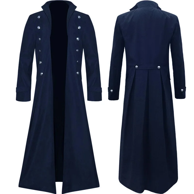 Men's Trench Coat Spring And Autumn New High-Quality Long Double Breasted Design Retro Casual Large Size Coat
Men's Trench Coat Spring And Autumn New High-Quality Long Double Breasted Design Retro Casual Large Size Coat