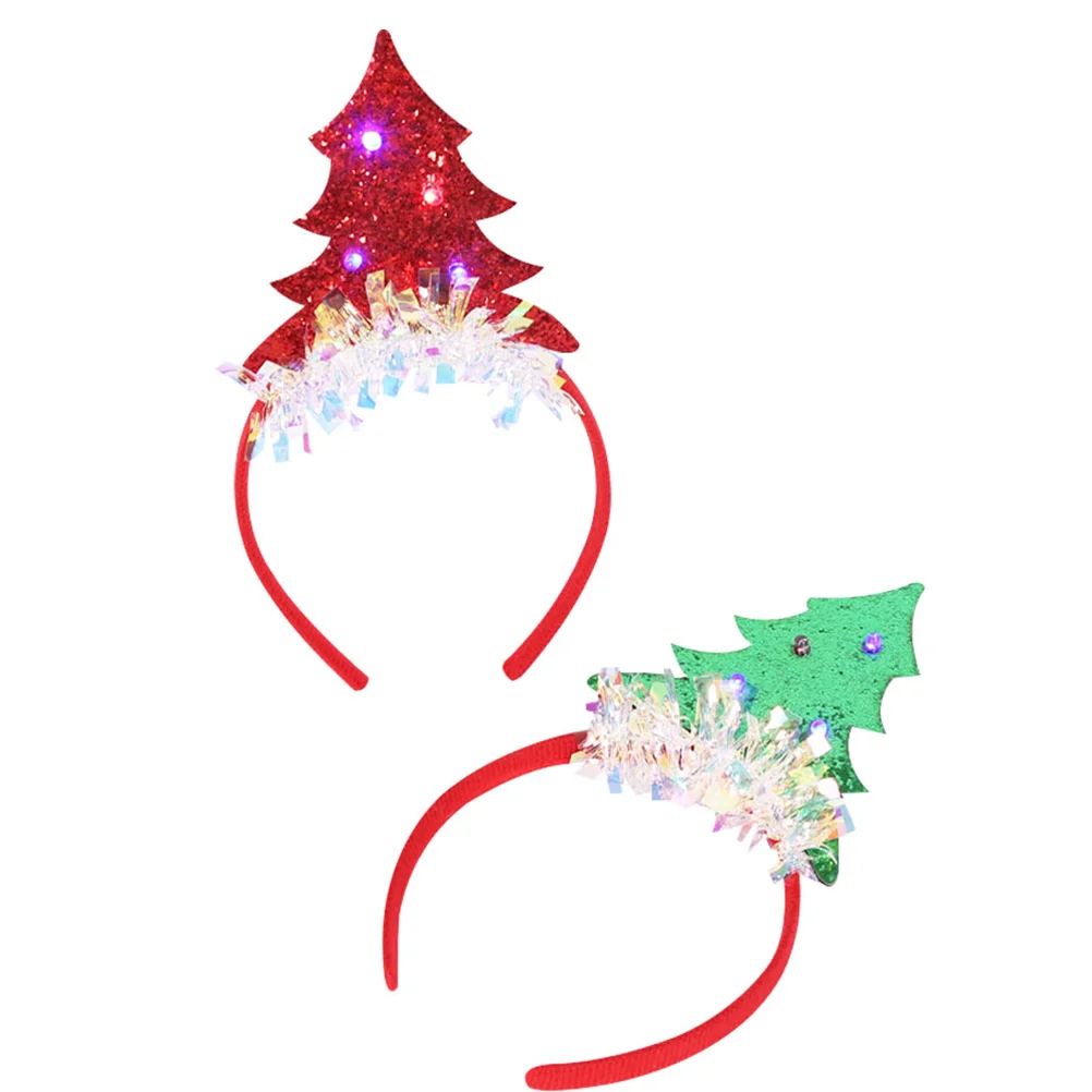 2 Pcs Hair Ties Christmas Headdress Luminous Hoop Band Flash Headwear Flashing Bands
2 Pcs Hair Ties Christmas Headdress Luminous Hoop Band Flash Headwear Flashing Bands