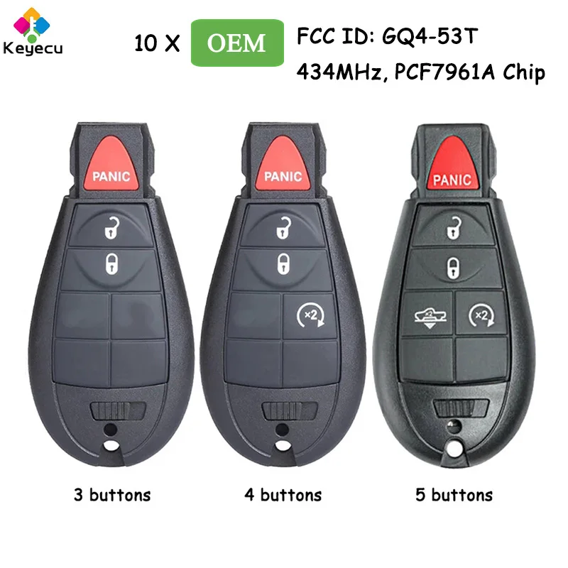KEYECU 10 шт. OEM дистанционный Автомобильный ключ с 3 4 5 кнопками 434 МГц чип PCF7961A для Dodge RAM 1500 2500 3500 2013- 2019 ФОБ строка
KEYECU 10 шт. OEM дистанционный Автомобильный ключ с 3 4 5 кнопками 434 МГц чип PCF7961A для Dodge RAM 1500 2500 3500 2013- 2019 ФОБ строка