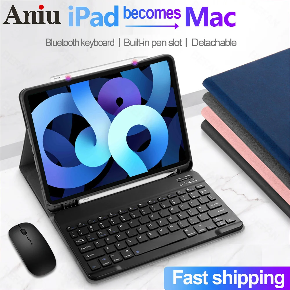 Keyboard For iPad 6th 7th 8th 9th Generation Case 10.2 2019 Pro 11 12.9 2021 9.7 10.5 10.9 2020 iPad Air 4 3 2 1 Case for iPad
Keyboard For iPad 6th 7th 8th 9th Generation Case 10.2 2019 Pro 11 12.9 2021 9.7 10.5 10.9 2020 iPad Air 4 3 2 1 Case for iPad