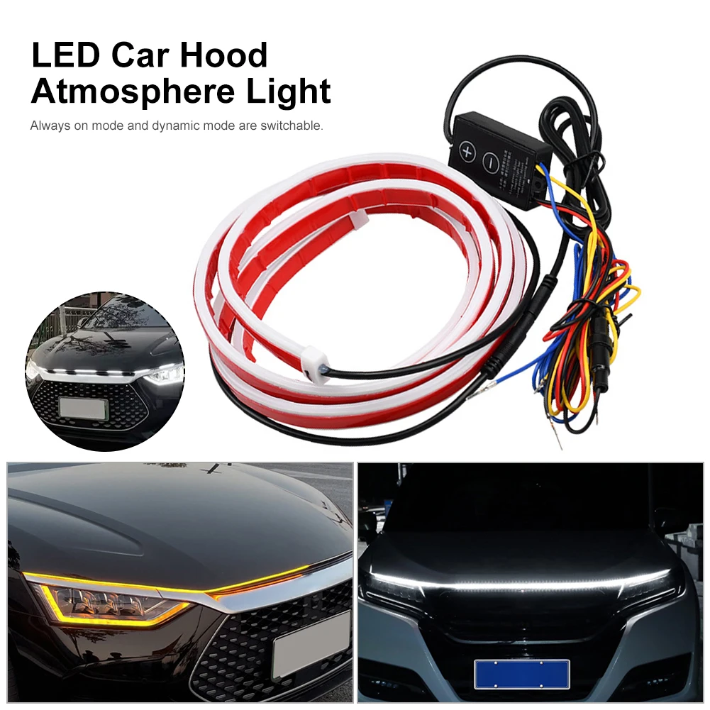 LED Car Hood Atmosphere Light Strip Waterproof Auto Exterior Decoration Headlights Strips Ambient Lamp Daytime Running Light
LED Car Hood Atmosphere Light Strip Waterproof Auto Exterior Decoration Headlights Strips Ambient Lamp Daytime Running Light