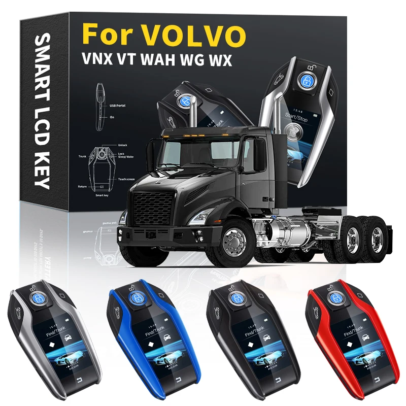 Car Smart Remote Control Key LCD Display for Keyless Smart Key For VOLVO VNX VT WAH WG WX 2000 2001 2003 2004 2006 2007-2022
Car Smart Remote Control Key LCD Display for Keyless Smart Key For VOLVO VNX VT WAH WG WX 2000 2001 2003 2004 2006 2007-2022