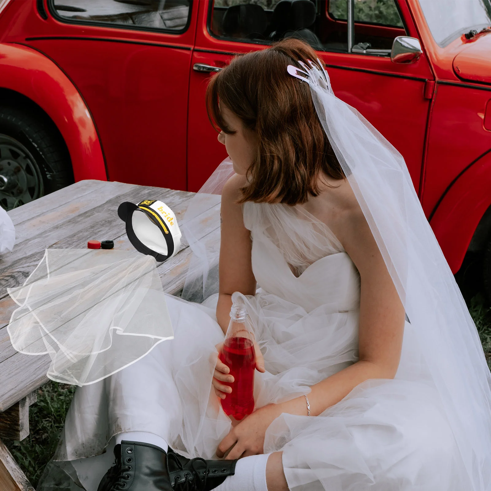 Party Bridal Navy Hat with Veil Bride Navy Hat Headpiece Wedding Costume Prop 
Party Bridal Navy Hat with Veil Bride Navy Hat Headpiece Wedding Costume Prop