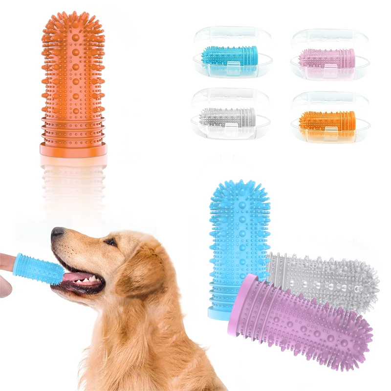 2PCS Super Soft Dog Finger Toothbrush Pet Teddy Cleaning Bad Breath Tartar Teeth Care Tool Pet Supplies FoodGrade Silicone Brush
2PCS Super Soft Dog Finger Toothbrush Pet Teddy Cleaning Bad Breath Tartar Teeth Care Tool Pet Supplies FoodGrade Silicone Brush