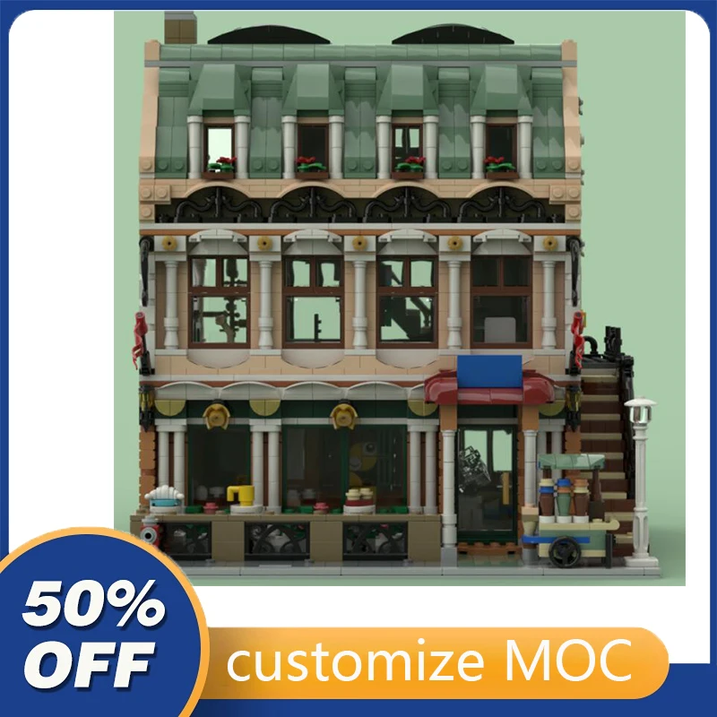 2693Pcs El Cubo Fine Art Cafe MOC-97978 Architecture stree view Building Blocks birthday toys Christmas gifts for Kids by Huebre
2693Pcs El Cubo Fine Art Cafe MOC-97978 Architecture stree view Building Blocks birthday toys Christmas gifts for Kids by Huebre