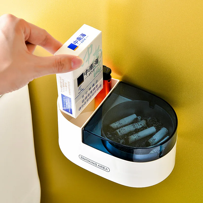 Wall-mounted Ashtray with Cover Bathroom Smoking Area Free Punch Stainless Steel Ashtray 1 Piece
Wall-mounted Ashtray with Cover Bathroom Smoking Area Free Punch Stainless Steel Ashtray 1 Piece
