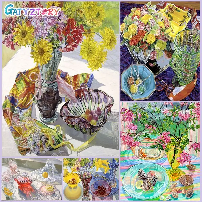 GATYZTORY 60X75cm Acrylic Painting By Numbers Flower in vase Frameless DIY Paint By Numbers On Canvas Home Decor
GATYZTORY 60X75cm Acrylic Painting By Numbers Flower in vase Frameless DIY Paint By Numbers On Canvas Home Decor
