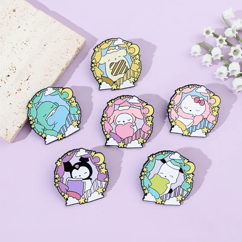 Hello Kitty Sanrio Kuromi My Melody Anime Kawaii Brooch Cute Cartoon Creative Girl Badge Women's Metal Pins Bag Accessories Gift 
Hello Kitty Sanrio Kuromi My Melody Anime Kawaii Brooch Cute Cartoon Creative Girl Badge Women's Metal Pins Bag Accessories Gift