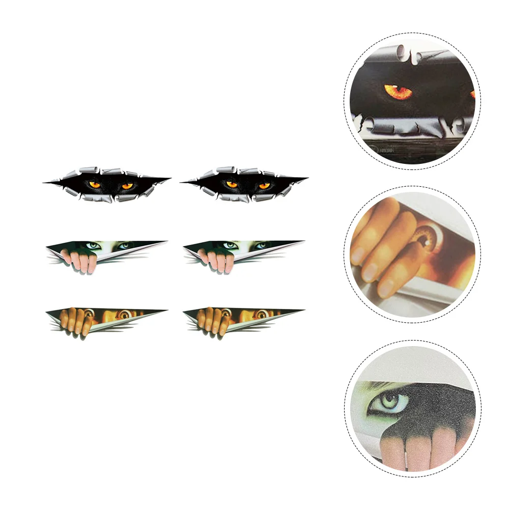 6 Sheets 3D Car Stickers Spooky Waterproof Car Window Decals Durable Self- adhesive Stickers
6 Sheets 3D Car Stickers Spooky Waterproof Car Window Decals Durable Self- adhesive Stickers