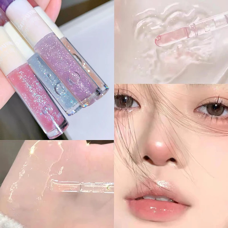 2 IN 1 Gloss Mirror Water Light Liquid Lipstick Long Lasting Moisturizing Plumping Lip Glaze Glitter Lip Oil Cosmetics for Women
2 IN 1 Gloss Mirror Water Light Liquid Lipstick Long Lasting Moisturizing Plumping Lip Glaze Glitter Lip Oil Cosmetics for Women