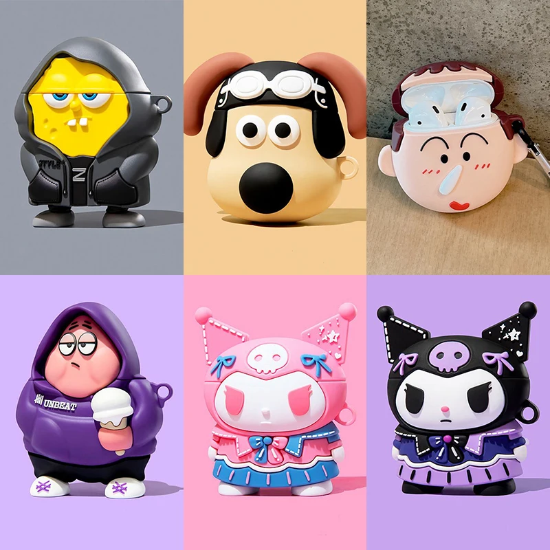Sanrios Kuromi Pochacco Silicone Earphone Cases for Airpods Pro 1/2 3 Cute Cartoon Charging Box Cover Headphones Cases Accessory
Sanrios Kuromi Pochacco Silicone Earphone Cases for Airpods Pro 1/2 3 Cute Cartoon Charging Box Cover Headphones Cases Accessory
