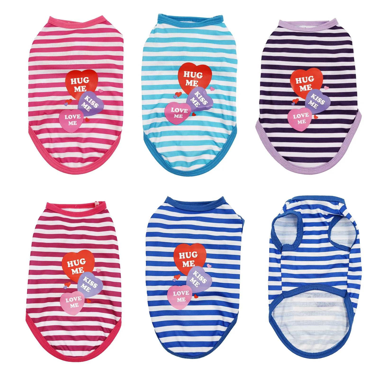 Dog Striped Vest Clothes Summer Breathable Teddy Bear All Seasons Pet Cat Small Puppy Pomeranian Thin Vest for Small Dogs Boy 
Dog Striped Vest Clothes Summer Breathable Teddy Bear All Seasons Pet Cat Small Puppy Pomeranian Thin Vest for Small Dogs Boy