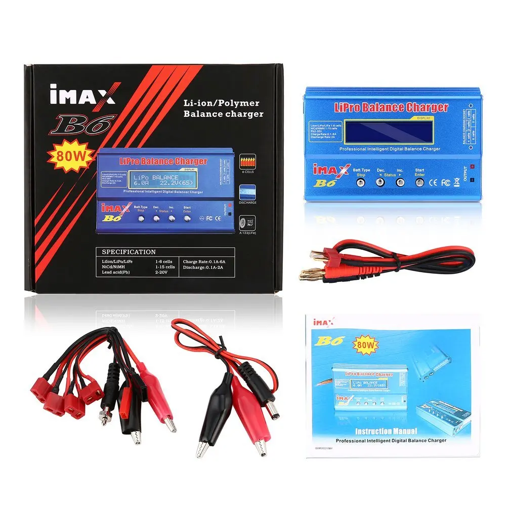 IMAX B6 Digital RC Lipo NiMh Battery Balance Charger AC POWER 12V 5A Adapter FOR Vehicles Remote Control Toys Helicopters
IMAX B6 Digital RC Lipo NiMh Battery Balance Charger AC POWER 12V 5A Adapter FOR Vehicles Remote Control Toys Helicopters