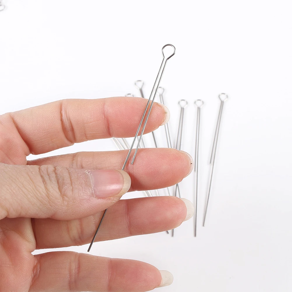 50pcs/Pack Lure DIY Rotating Sequin Steel Wires Spinner Wire Fishing Bait Shafts 6.5/7.5cm Rotating Sequin Steel Wire Accessory
50pcs/Pack Lure DIY Rotating Sequin Steel Wires Spinner Wire Fishing Bait Shafts 6.5/7.5cm Rotating Sequin Steel Wire Accessory