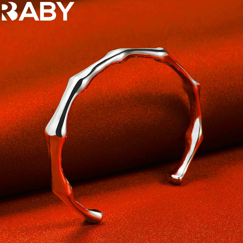 Hot New 925 Sterling Silver Bracelet Women Man Bamboo Joint Bangles Classics Fashion Party Wedding Jewelry Holiday Gifts
Hot New 925 Sterling Silver Bracelet Women Man Bamboo Joint Bangles Classics Fashion Party Wedding Jewelry Holiday Gifts