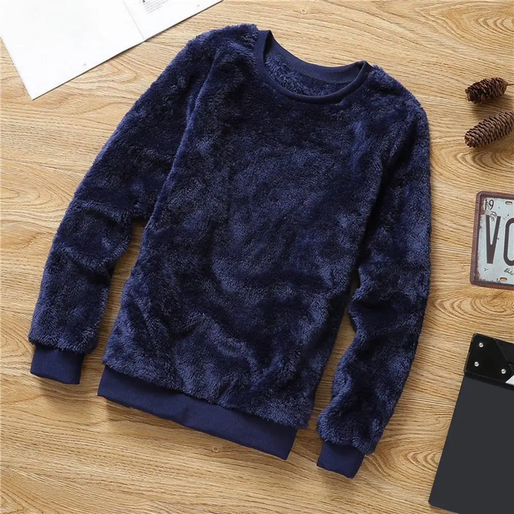 Trendy Long Sleeve Comfortable Solid Color Male Plus Velvet Sweatshirt Washable Men Pullover Sweatshirt for Daily Wear
Trendy Long Sleeve Comfortable Solid Color Male Plus Velvet Sweatshirt Washable Men Pullover Sweatshirt for Daily Wear