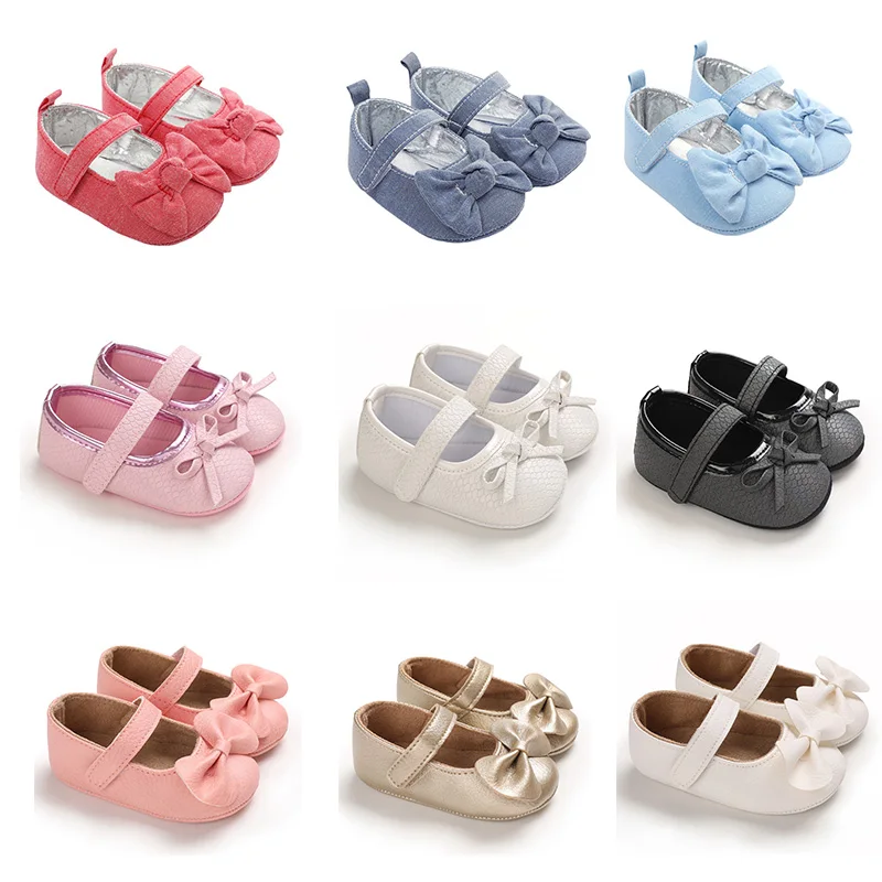 Baby Girls Princess Bowknot Shoes For Newborn Breathable Soft Sole Anti-Slip First Walkers Prewalker Crib Shoes
Baby Girls Princess Bowknot Shoes For Newborn Breathable Soft Sole Anti-Slip First Walkers Prewalker Crib Shoes
