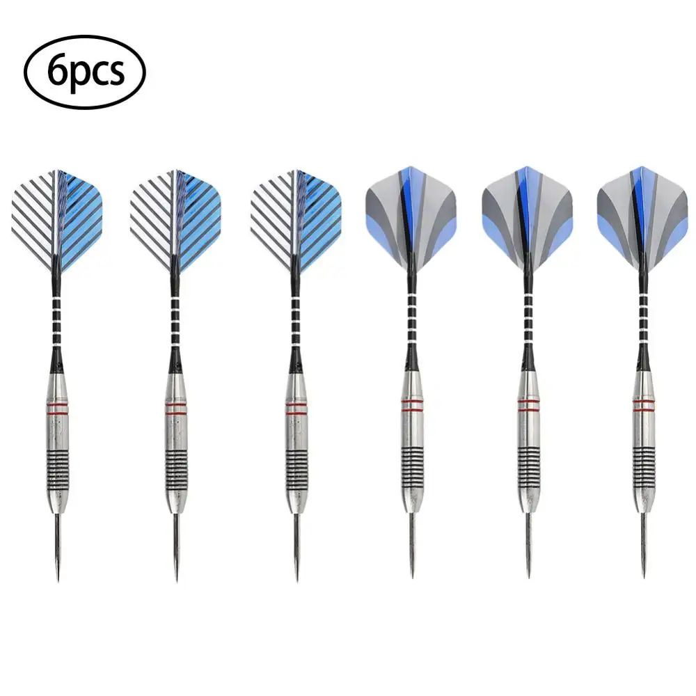 6 Pcs/set High-end Darts Professional Game Club Dedicated All-metal Anti-fall Darts Needle Throwing Tip Patterned Wearable
6 Pcs/set High-end Darts Professional Game Club Dedicated All-metal Anti-fall Darts Needle Throwing Tip Patterned Wearable