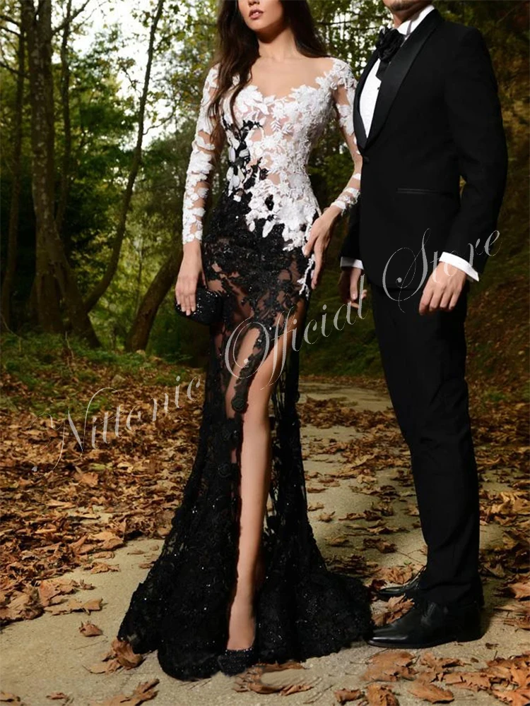 New Contrasting Colors Evening Dress for Woman Lace Floor-Length Mermaid Party Formal Occasion Elegantes Mujer Vestidos 2023
New Contrasting Colors Evening Dress for Woman Lace Floor-Length Mermaid Party Formal Occasion Elegantes Mujer Vestidos 2023