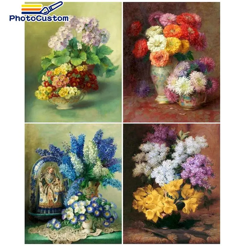 PhotoCustom DIY Pictures By Number Flower in vase Kits Painting By Numbers Hand Painted Picture Drawing On Canvas Gift Home Deco
PhotoCustom DIY Pictures By Number Flower in vase Kits Painting By Numbers Hand Painted Picture Drawing On Canvas Gift Home Deco