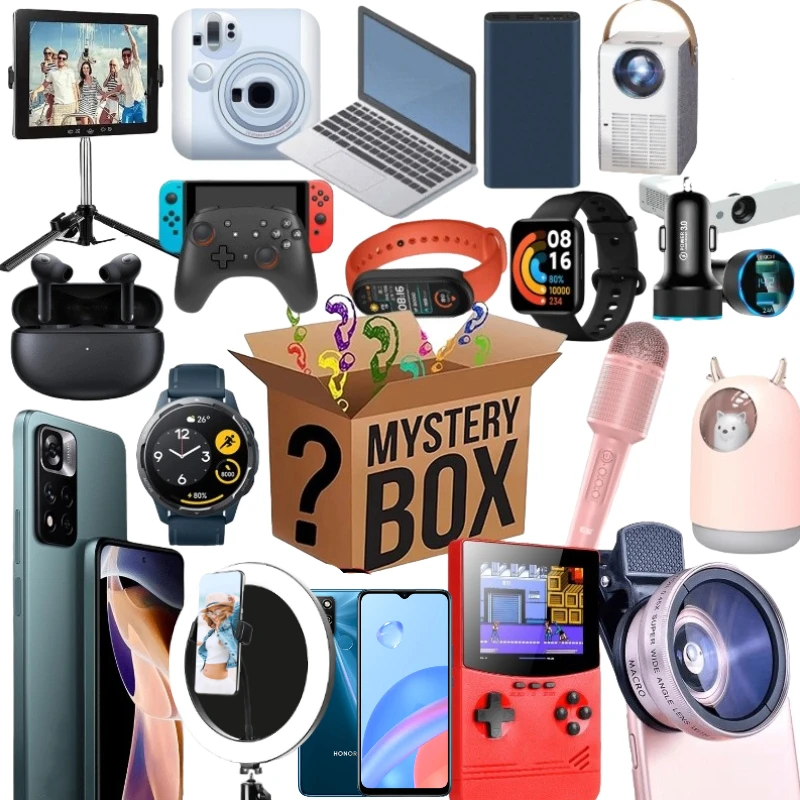 Top Quality Lukcy Box 100% Winning Surprise Electronics Products Gamepads Digital Cameras EWatch Myster Items All Is Possilble
Top Quality Lukcy Box 100% Winning Surprise Electronics Products Gamepads Digital Cameras EWatch Myster Items All Is Possilble