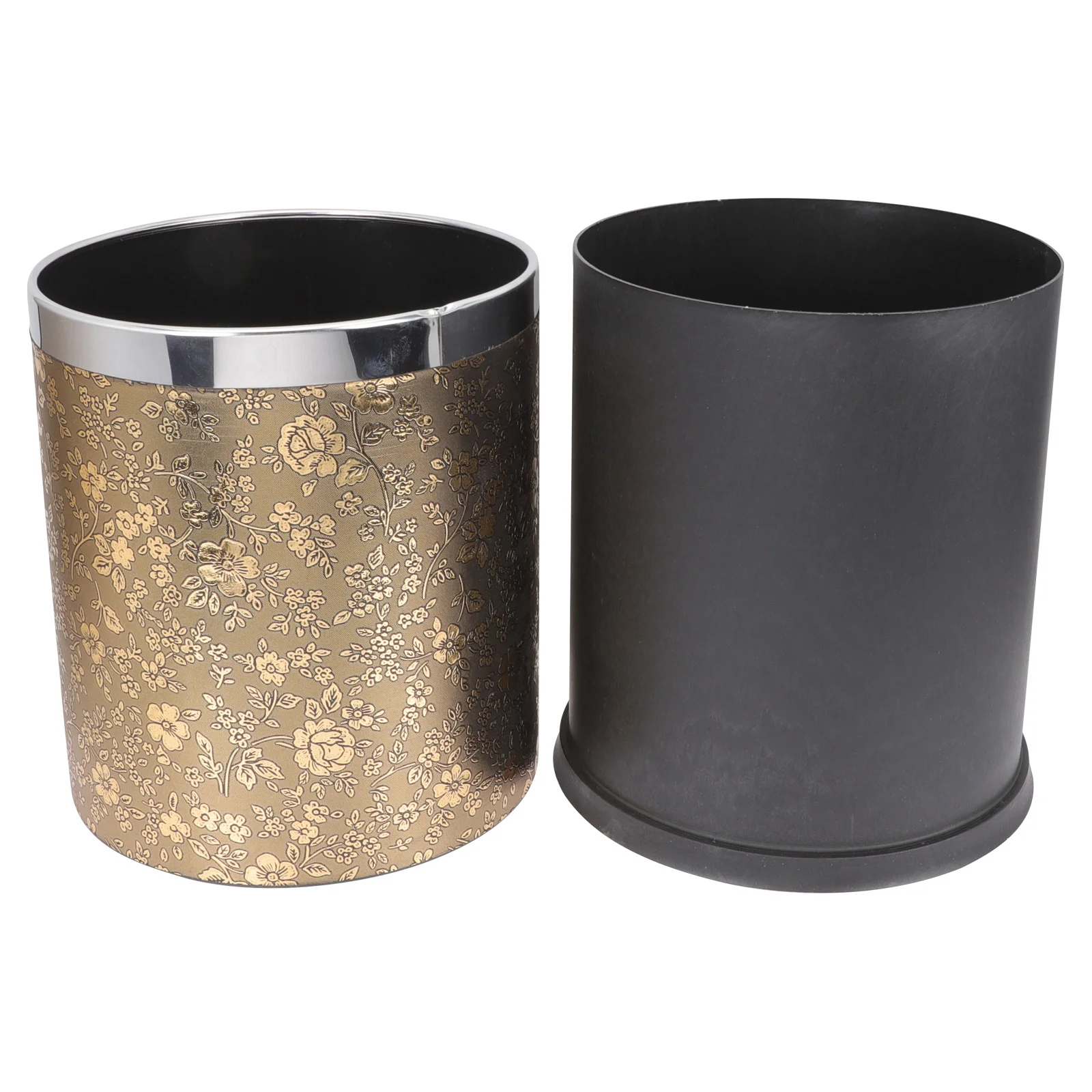 Trash Can Bin Garbage Waste Container Bathroom Bedroom Wastebasket Office Basket Gold Kitchen Accessories Round Paper Rubbish
Trash Can Bin Garbage Waste Container Bathroom Bedroom Wastebasket Office Basket Gold Kitchen Accessories Round Paper Rubbish