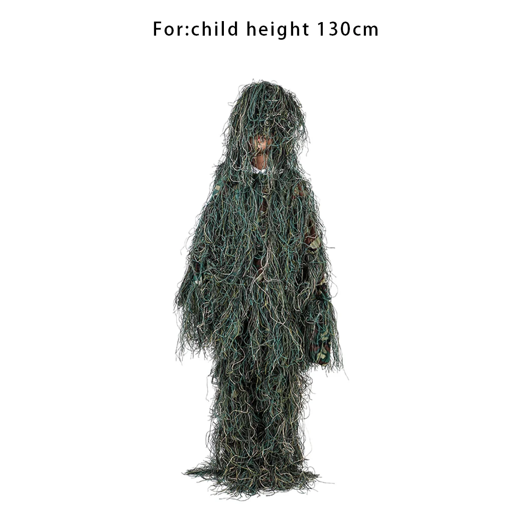 Kids 3D Camouflage Suits Outdoor Hunting Scouting Children Camouflage Clothes Pants Set with Storage Bag 1 1-1 3m
Kids 3D Camouflage Suits Outdoor Hunting Scouting Children Camouflage Clothes Pants Set with Storage Bag 1 1-1 3m