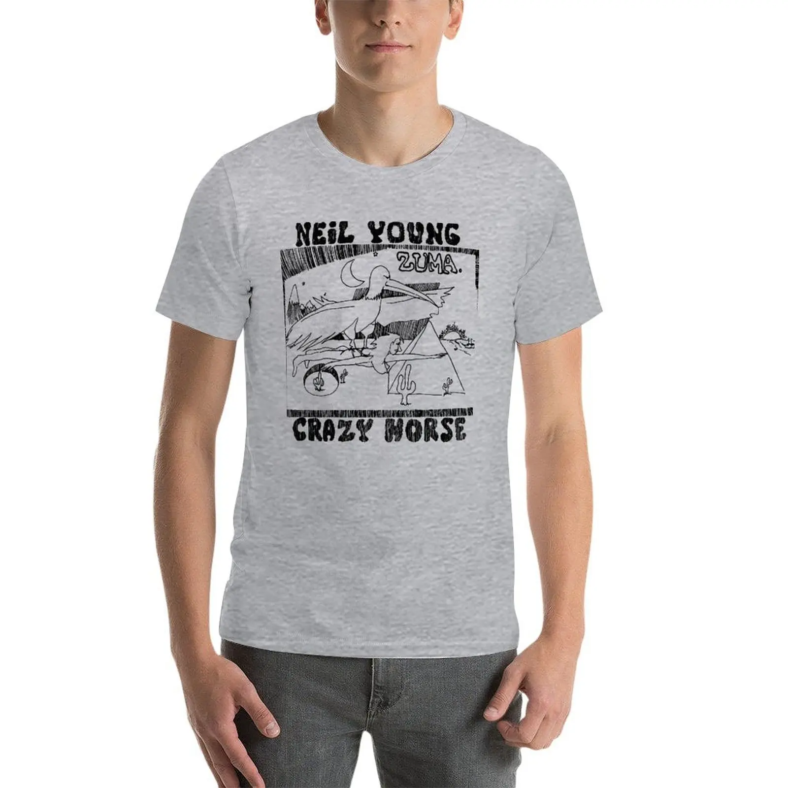 Neil Young Crazy Horse Zuma Folk Rock Retro Oversize T Shirts Fashion Mens Clothes 100% Cotton Streetwear Plus Size Tops Tee
Neil Young Crazy Horse Zuma Folk Rock Retro Oversize T Shirts Fashion Mens Clothes 100% Cotton Streetwear Plus Size Tops Tee