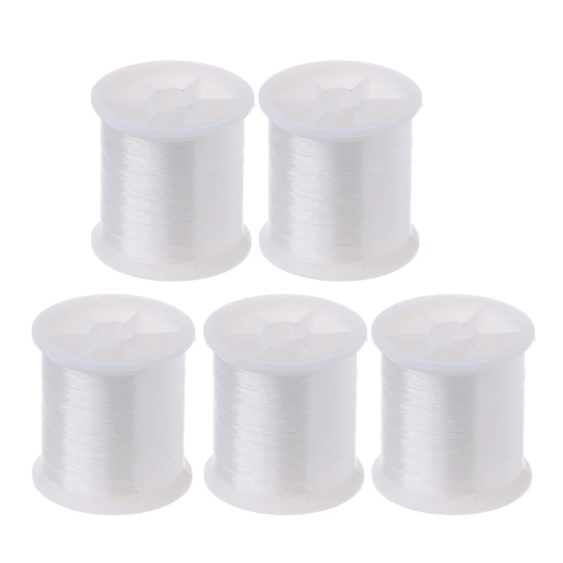 

100m/Roll Clear Fishing Line Transparent Nylon Sewing Thread Nylon Thread Beading Cords String for Party Balloon Decor