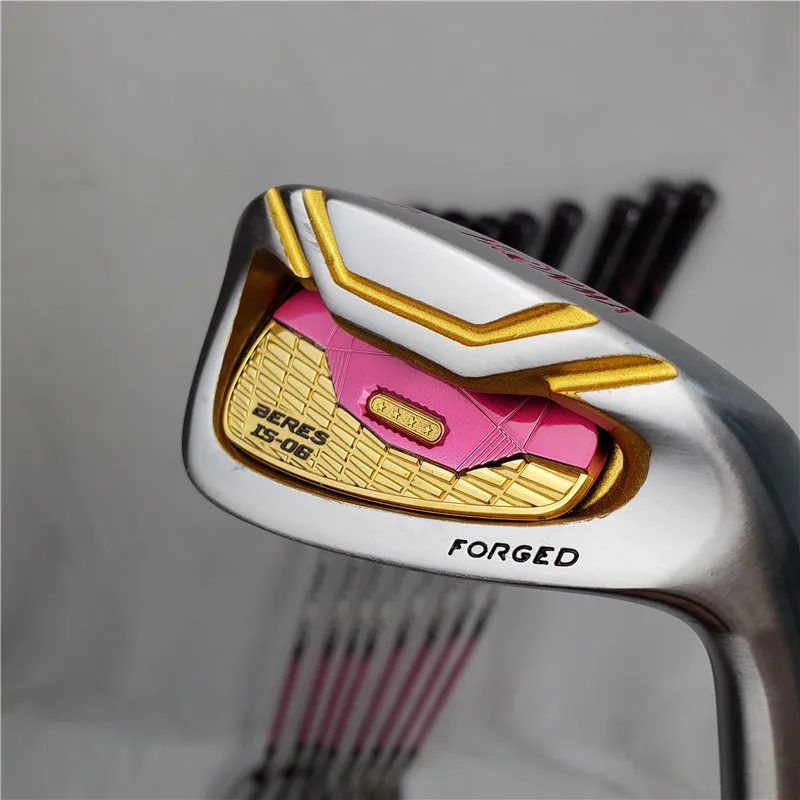 

Ladies Golf Clubs HONMA S-06 4 Stars Golf Irons 5-11 Aw Sw 9 Pcs Clubs Iron Graphite Shaft Regular L Flex With Headcover