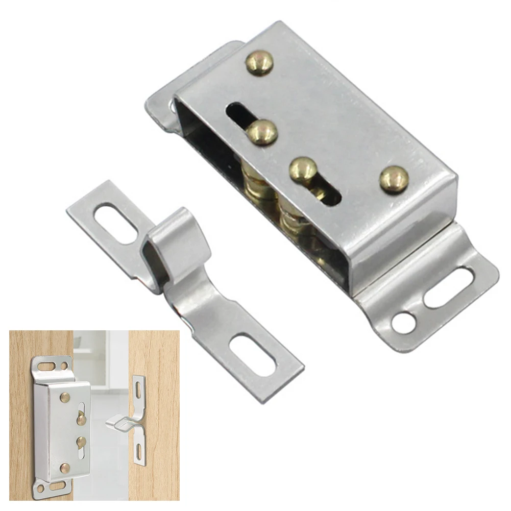 Magnetic Cabinet Catches Hardware Stainless Steel Double Roller Catch Easy to Install Ideal for Caravans Boats Motorhomes
Magnetic Cabinet Catches Hardware Stainless Steel Double Roller Catch Easy to Install Ideal for Caravans Boats Motorhomes