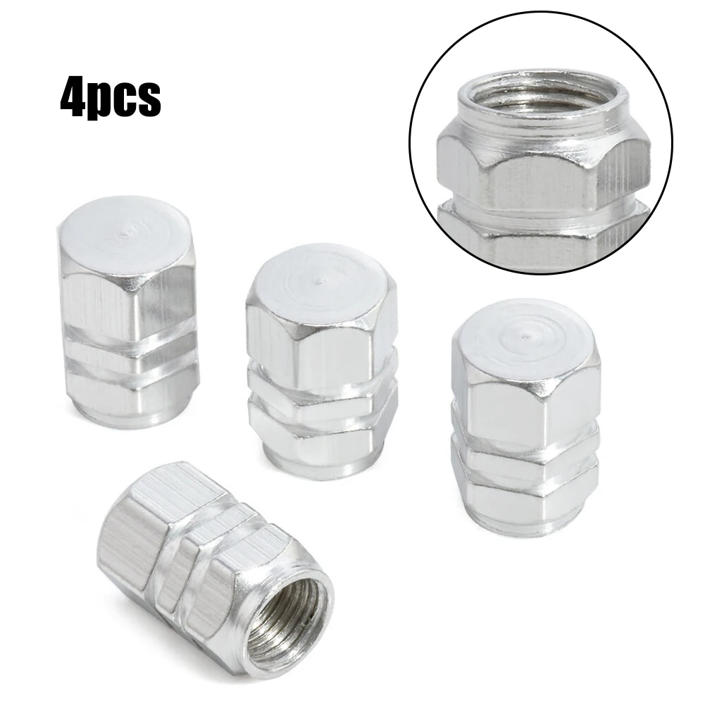 4X Silver Aluminum Tire Wheel Rims Stem Air Valve Cap Tyre Cover Car Truck Bike Car Accessories High-quality Valve Caps
4X Silver Aluminum Tire Wheel Rims Stem Air Valve Cap Tyre Cover Car Truck Bike Car Accessories High-quality Valve Caps