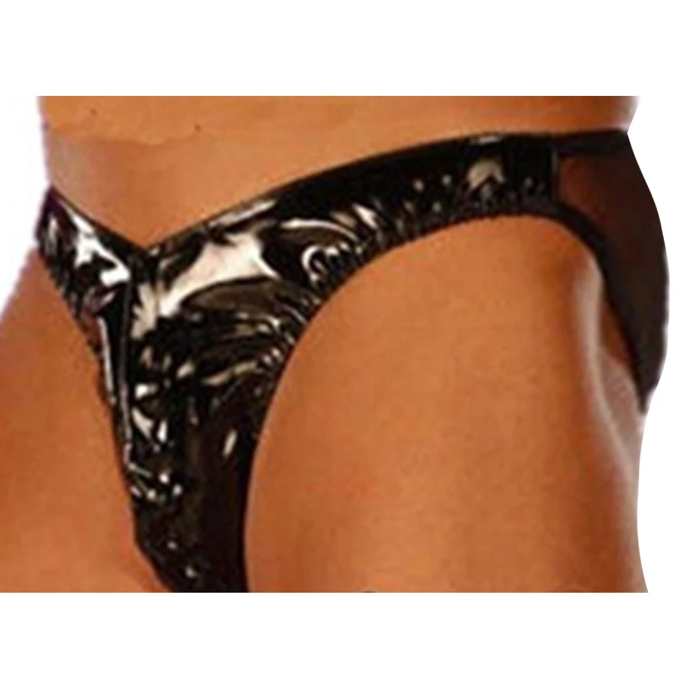 Pu Leather Briefs Mens Sexy Underwear Transparent Mesh Panties Male Erotic Lingerie Lace Up Bandage Underpants See Through
Pu Leather Briefs Mens Sexy Underwear Transparent Mesh Panties Male Erotic Lingerie Lace Up Bandage Underpants See Through