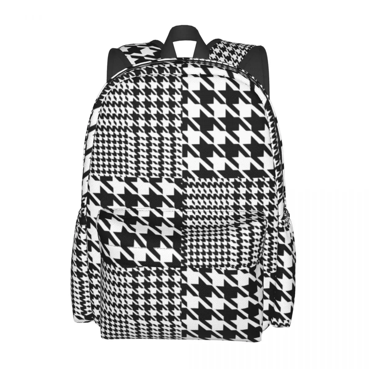 Houndstooth Patchwork Backpack Black And White Travel Backpacks Boy Kawaii School Bags Colorful Pattern Rucksack
Houndstooth Patchwork Backpack Black And White Travel Backpacks Boy Kawaii School Bags Colorful Pattern Rucksack