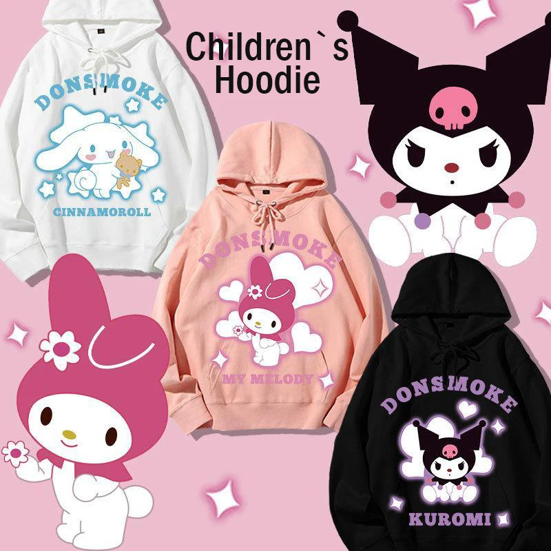 Kawaii Sanrio Children's Hoodie Baby Girl Autumn Winter Kuromi Hellokitty Cinnamonroll Mymelody Purin Pure Cotton Hooded Top
Kawaii Sanrio Children's Hoodie Baby Girl Autumn Winter Kuromi Hellokitty Cinnamonroll Mymelody Purin Pure Cotton Hooded Top