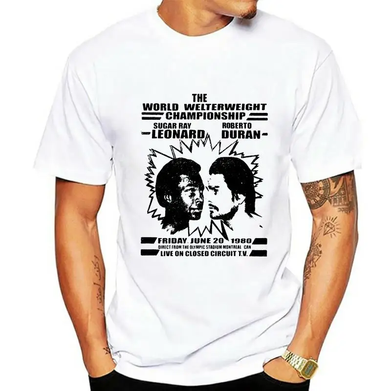 Boxing T Shirt Sugar Ray Leonard V Roberto Duran Training Sport Welterweight New Men Shirt Men Summer Tops Make Shirts
Boxing T Shirt Sugar Ray Leonard V Roberto Duran Training Sport Welterweight New Men Shirt Men Summer Tops Make Shirts