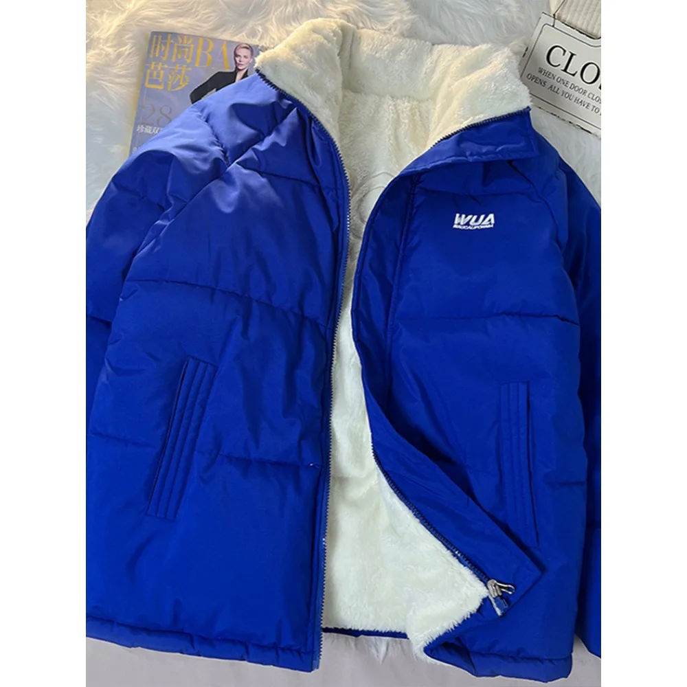 Хлопковая одежда, осенне-зимнее утепленное Новое Свободное пальто из овечьей шерсти, пальто для пары
Хлопковая одежда, осенне-зимнее утепленное Новое Свободное пальто из овечьей шерсти, пальто для пары